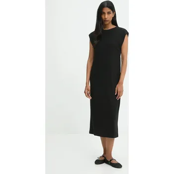 Dámské šaty Šaty Answear.LAB černá barva, midi 5142.hak 99X, vel. M