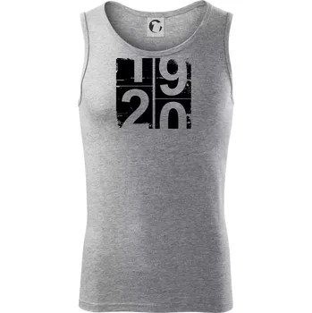 Tachometr 20 - Tílko pánské Core - XL ( Tmavě šedý melír )