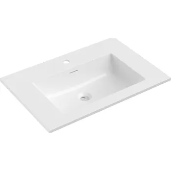 MEXEN - Otis umyvadlo zapuštěné do desky 71 x 46,5, bílá lesk 25187000