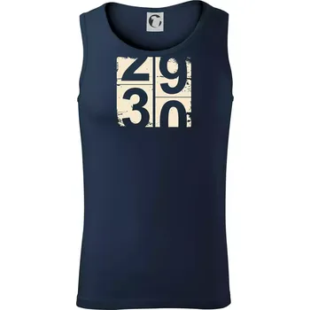 Tachometr 30 - Tílko pánské Core - XL ( Námořní modrá (velmi tmavá - téměř černá) )