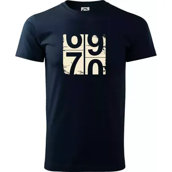 Tachometr 70 - Triko extra velké (5-8XL) - 7XL ( Námořní modrá (velmi tmavá - téměř černá) )