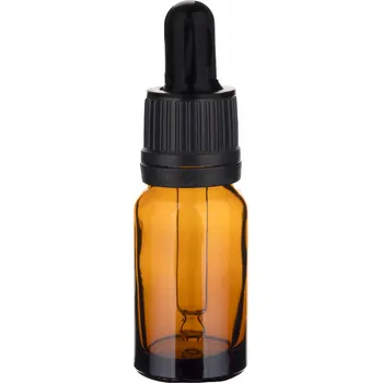 Láhev Hnědá skleněná lahvička 10 ml s pipetou / kapátkem!