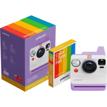 Analogový fotoaparát Polaroid Now Gen 3 Purple bundle with Color Film (8 photos)