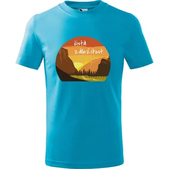 DOBRÝ TRIKO Dětské tričko Čistá záležitost Velikost: 158/12 let, Barva: Tyrkysová