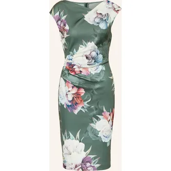 Dámské šaty Swing Dámské Pouzdrové Šaty, zelená / krémová, 36
