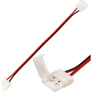 Příslušenství pro LED osvětlení Akcesoria Lumiled Spojka do taśmy LED 2PIN 2-stronna z przewodem 10mm
