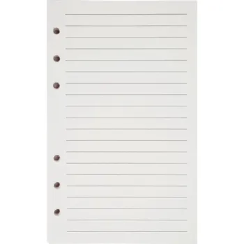 Blok Papírové listy Náplň Bloky do poznámkového bloku DIY 6 děr A6 Linkovaný 160 listů