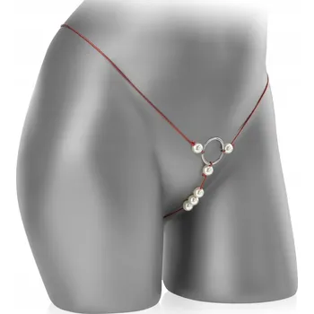 Kalhotky Tanga s perlami Perly Spodní prádlo Svatební noc