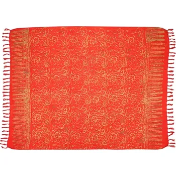 Šátek Šátek sarong Bubliny červený