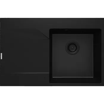 Granitový dřez Deante Evora granitový dřez 76x50 cm černá ZQJ_N11L