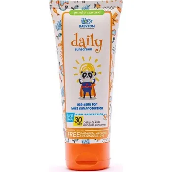 Přípravek na opalování Babyton Přírodní opalovací krém DAILY 30 SPF 100 ml