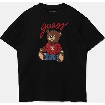 Chlapecké tričko Dětské bavlněné tričko Guess H4BJ06.I3Z14.9BYH černá 99X, vel. 158-166