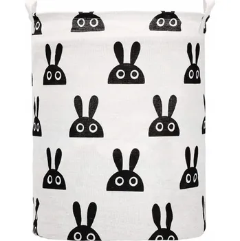 KOŠ NA HRAČKY, PRÁDLO, VZOR ZAJÍČCI