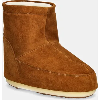 Dámská zimní obuv Semišové sněhule Moon Boot Icon Low Nolace Suede hnědá barva, 80D1409400-M008 80D1409400.M008 88X, EUR 39/41
