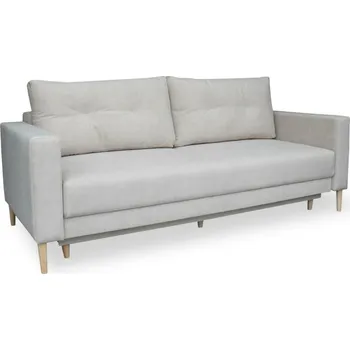 Pohovka Rozkládací pohovka s úložným prostorem Lara Intesi béžová 3místná skandinávská do obýváku na spaní