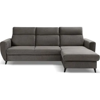 Sedací souprava Rozkládací rohová sedačka TORRINO L mini tmavě šedá