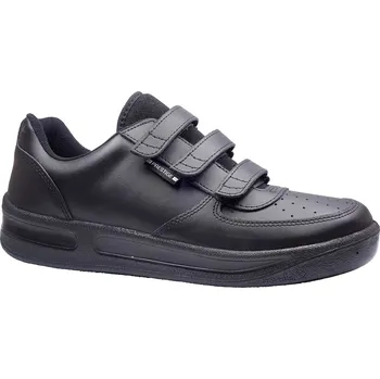 Pánské polobotky Pracovní obuv, Moleda, Prestige-welcro, šíře G, černá: Černá Povrstvená kůže 31,7 48 G - standardní šíře (4495-1008)