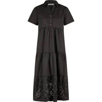 Dámské šaty BROADWAY® DÁMSKÉ VOLNÉ ŠATY - ČERNÉ M