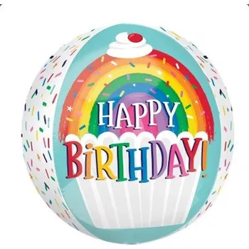 Balónek Koule - dort HB 38x40cm - fóliový balónek