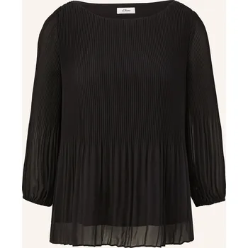 Dámská halenka S.Oliver Black Label Dámská Halenka S Plisováním, černá, 40