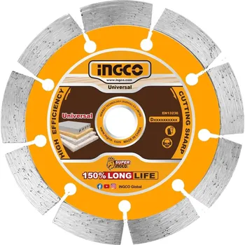 Řezný kotouč Ingco DMD0111513 Kotouč řezný, diamantový, suché řezání 115 x 1 mm