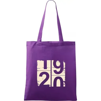 Tachometr 20 - Taška bavlněná - 42 x 38 cm ( Fialová )