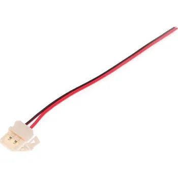 Příslušenství pro LED osvětlení Akcesoria Lumiled Spojka taśmy LED 1-stronna zatrzask z przewodem 8mm