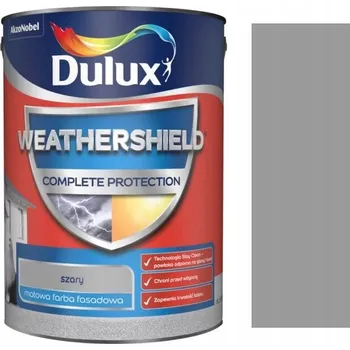 barva na zeď Akrylová Barva na zeď Dulux 5 l šedá matná