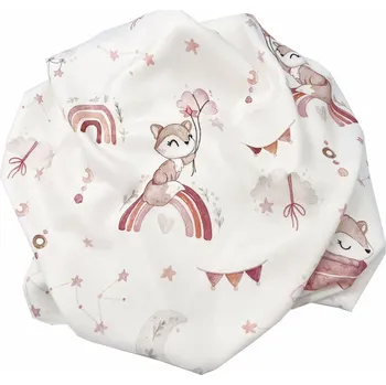 Zavinovačka Bambusová zavinovací plenka Ospalé lištičky - 70X100 CM