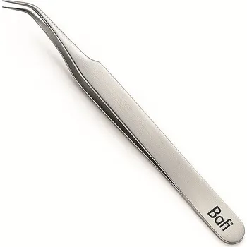 Péče o řasy a obočí BAFI Profesionální pinzeta na řasy PROFI 16 - 90°, zakřivená