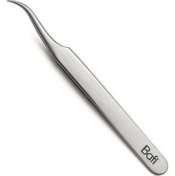 Kosmetická pinzeta BAFI Profesionální pinzeta na řasy PROFI 13 Soft, zakřivená