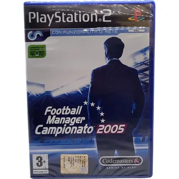 Hra pro starou konzoli Football Manager 2005 PlayStation 2 (PS2) krabicový