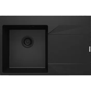 Granitový dřez Deante Evora granitový dřez 76x50 cm šedá/grafitová/onyx ZQJ_G11P