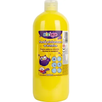Výtvarná barva Temperová barva STRIGO 1000 ml - žlutá