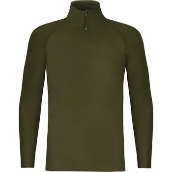 Rybářské oblečení Korda tričko Kool UPF Zip Jersey Dark Olive Velikost: XXXL (KCL846)