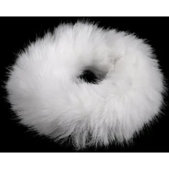 Gumička do vlasů kožešinová Varianta: 1 Off White, Balení: 1 ks