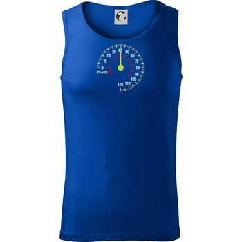 Tachometr cítí se - 40 let - Tílko pánské Core - XL ( Královská modrá )