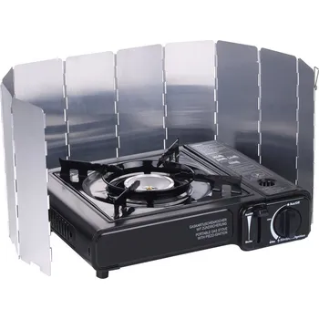 Auto-moto CAMP4 Hliníková skládací větrná clona pro sporáky - výška 24 cm