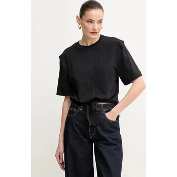 Pánské tričko Bavlněné tričko Pinko černá barva, 105015 A2ID 105015.A2ID 99X, vel. M