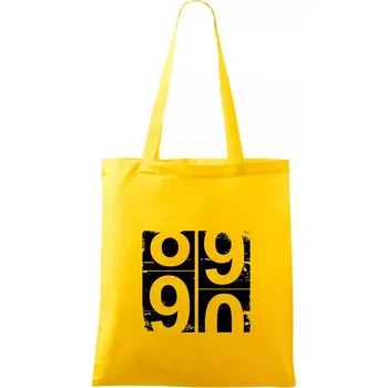 Nákupní taška Tachometr 90 - Taška bavlněná - 42 x 38 cm ( Žlutá )