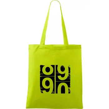 Tachometr 90 - Taška bavlněná - 42 x 38 cm ( Limetková )