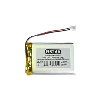 Článková baterie Baterie nabíjecí LiPo 3,7V/1200mAh 673450 HADEX