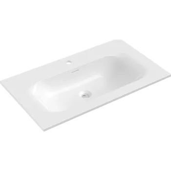 MEXEN - Vela umyvadlo zapuštěné do desky 81 x 46,5, bílá lesk 25238000