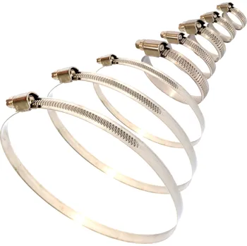 hadicová spona TOPTRADE spona nerezová, hadicová, sada 10 ks, 12 – 22 mm (TOPTRADE spona nerezová, hadicová, sada 10 ks, 12 – 22 mm)