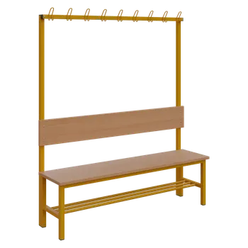 Věšák SVJ - 160 stěna jednostranná věšáková RAL 1028 - žlutá