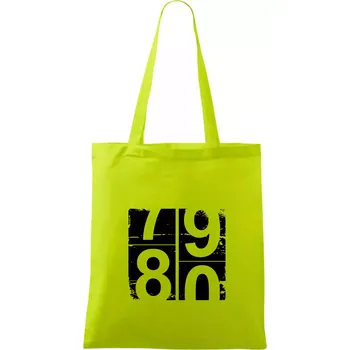 Tachometr 80 - Taška bavlněná - 42 x 38 cm ( Limetková )