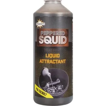 Návnadové aroma Dynamite Baits Liquid Attractant Peppered Squid 500 ml