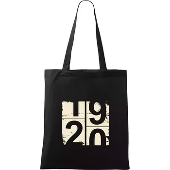 Tachometr 20 - Taška bavlněná - 42 x 38 cm ( Černá )