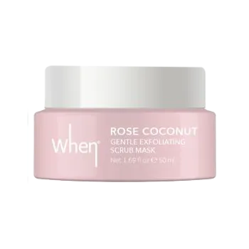 Pleťový peeling When peeling na obličej růže kokos, 50 ml