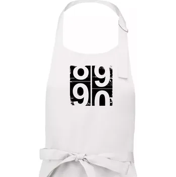 Kuchyňská zástěra Tachometr 90 - Dámská zástěra na vaření - Univerzální velikost ( Bílá )